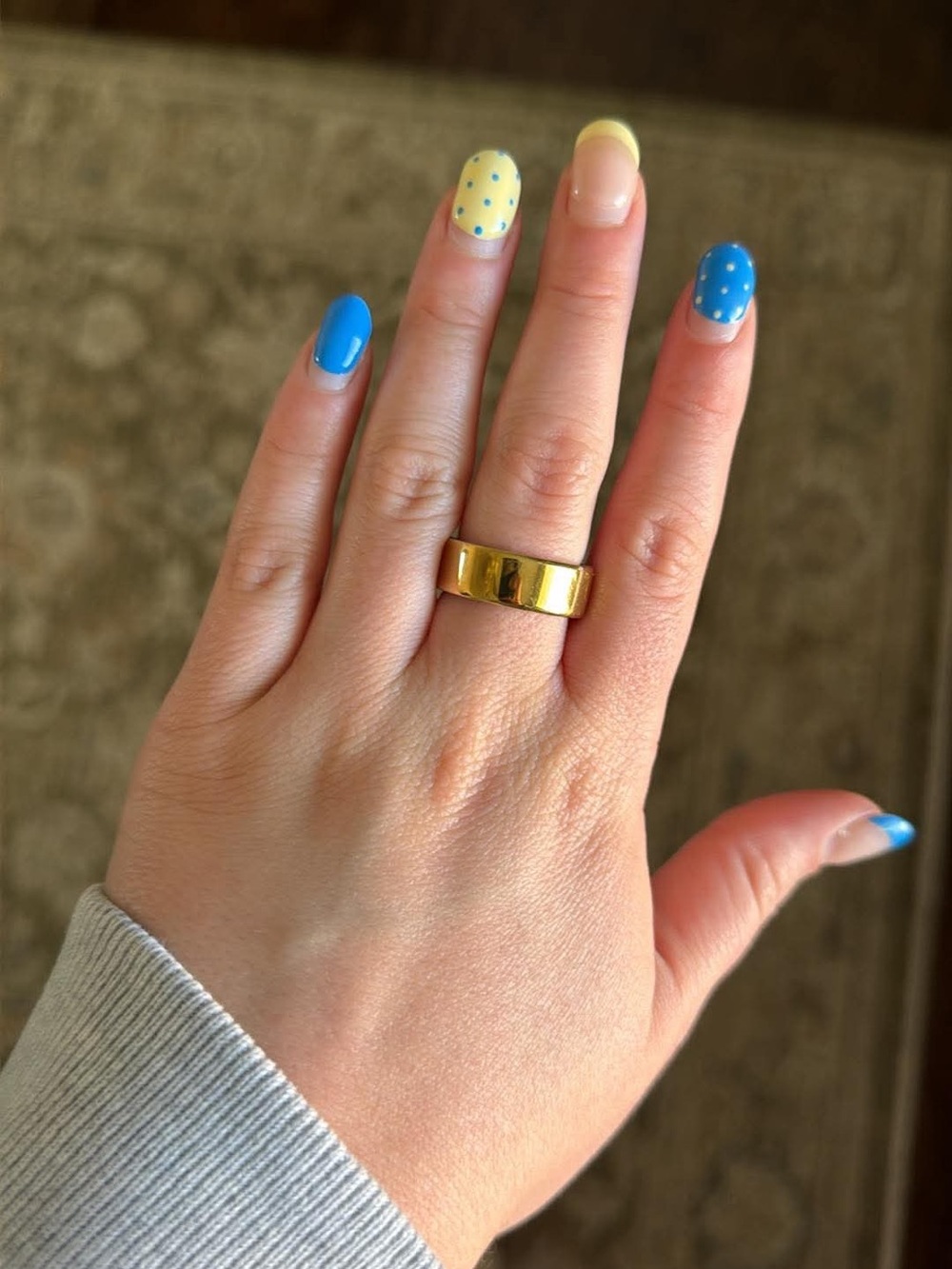 Gold Oura Ring for Sale-size 8